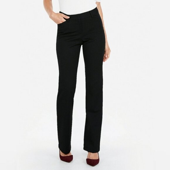 Express Publicist Barely Boot Midrise Pants 4R - Picture 1 of 5